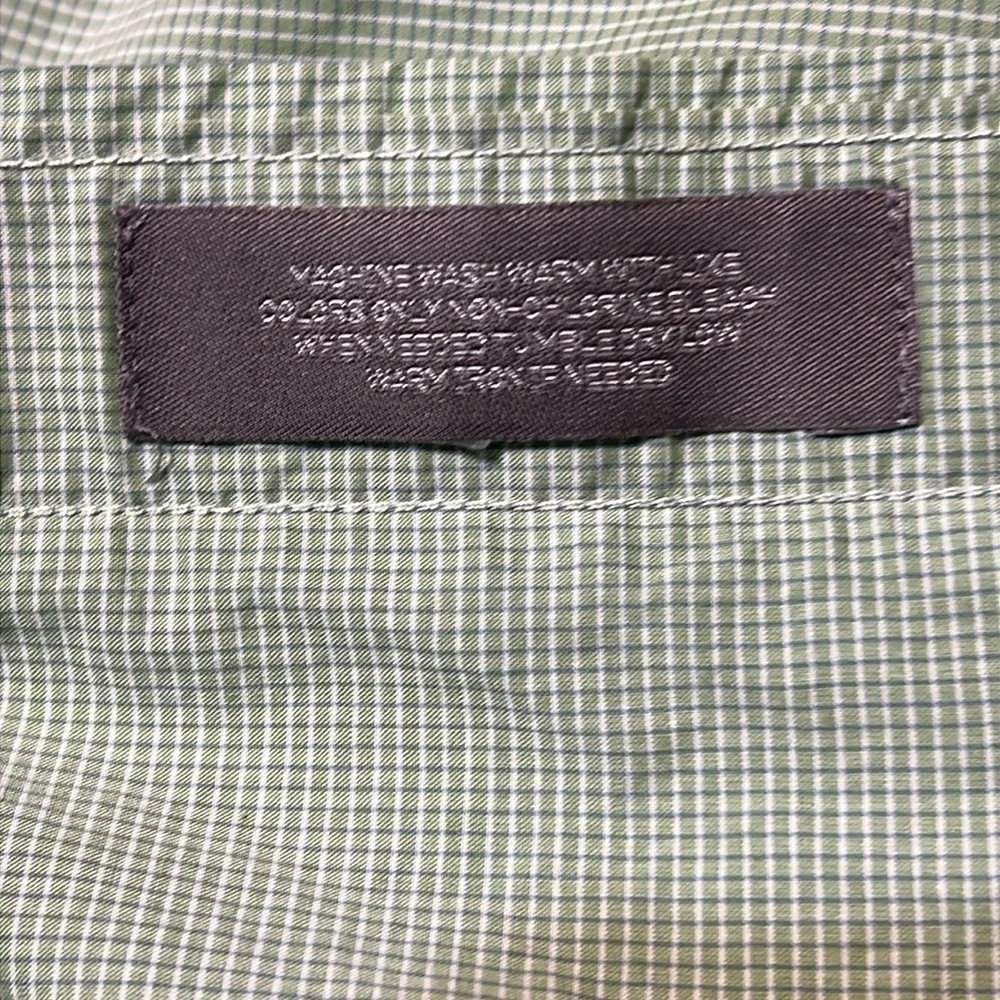 Daniel Cremieux Plaid Long Sleeve Button Down Shirt Green White Men’s XL